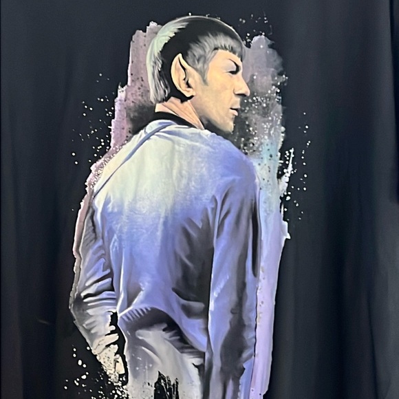 Star Trek Spock Mission New York Men's Short Sleeve Black T-Shirt Size XL New - Picture 3 of 6